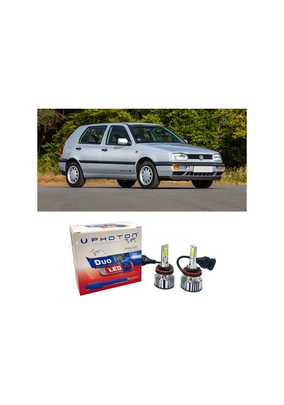 Vw Golf 3 Sis Far Ampulü H3 Duo Yeni Seri Beyaz 1993-1999