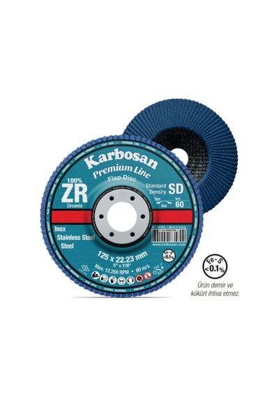 115 Mm Premium Line Zr Sd Flap Disk - 40 Kum