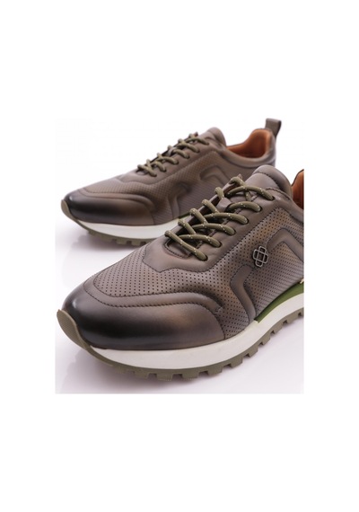 Dgn 5960 Erkek Bağcikli Sneakers Ayakkabi Haki