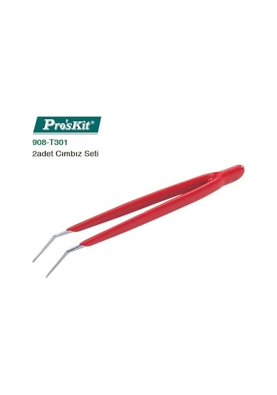 Proskit 908-t301 Düz-eğri Cımbız Seti 2adet Proskit 908-t301 Düz-eğri Cımbız Seti 2adet