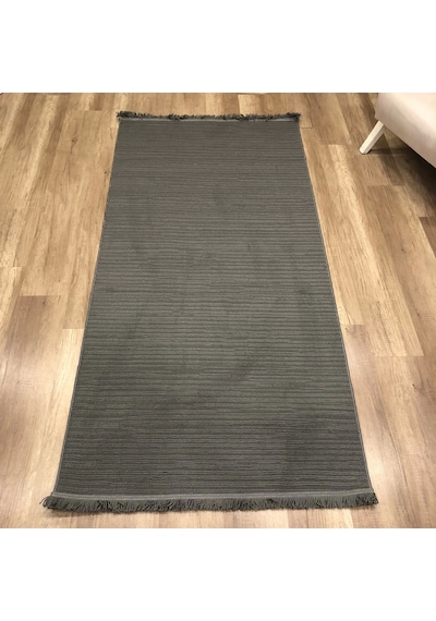 Luxess Halı Bükle 1120 Antrasit Mikrofiber Polyester İplik Antialerjik & Antibakteriyel Halı Antrasit