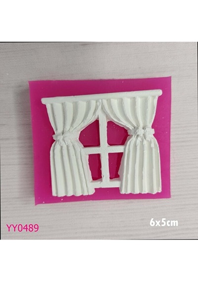 Yy0489 Minyatür Perdeli Pencere Silikon Kalıp