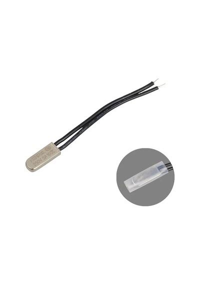 100 C 5a Kablolu Metal Gövdeli Termik Sigorta Thermal Fuse