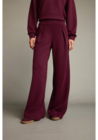 Defacto Regular Fit Normal Bel Düz Paça Modal Pantolon G2911ax25aubr115 Bordo