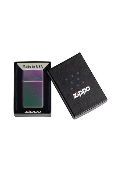 Zippo 49267 Slim Iridescent Zippo Logo Çakmak Çok Renkli