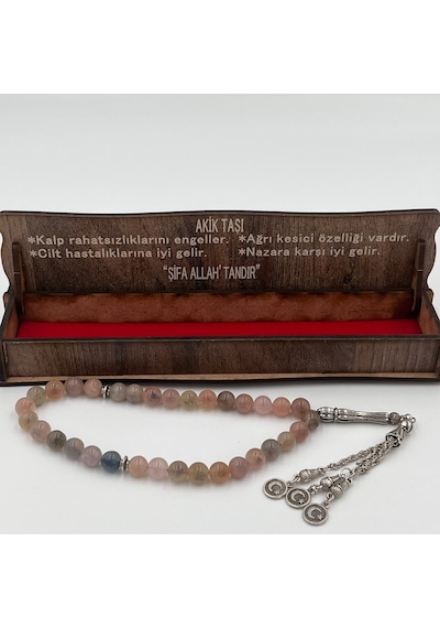 Lapis Lazuli Taşlı Erkek Tesbih Özel Ahşap Kutulu Hediyelik Tesbih Şık Erkek Hediyesi Tb24 67707060