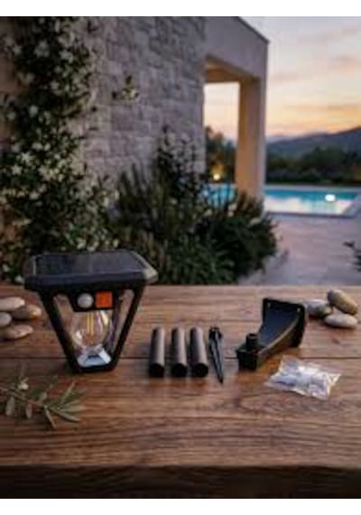 Cata Ct 7318 Sakura Solar Sensörlü Duvar Ve Bahçe Armatür 25 W 3200k Gün Işığı .