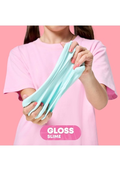 Gui Gui Beautify Your Slime Gloss Slime Seti Figürlü Dekorlu Saklama Kaplı Dıy Oyuncak - 1 Adet Çok  Renkli