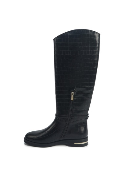 Nine West Nucıa2 5pr Siyah Kadın Düz Çizme 000000000102012417 Siyah