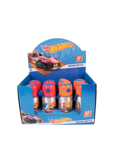 Kalem Çantası , Hot Wheels Korumalı Makas , Hot Wheels Alüminyum Matara Kırmızı