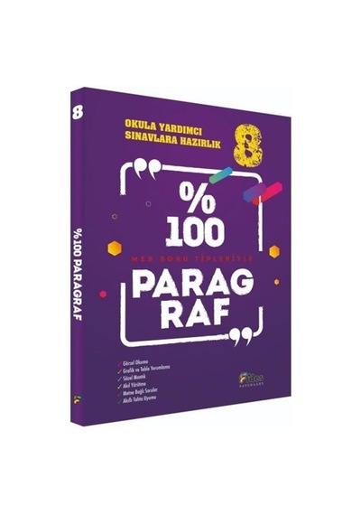 8. Sınıf Paragraf % 100 Soru Bankası Fides Yayınları