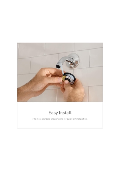 2.5 Gpm, Chrome - Moen S6345 Velocity Two-function 20cm - 1.3cm Diğer