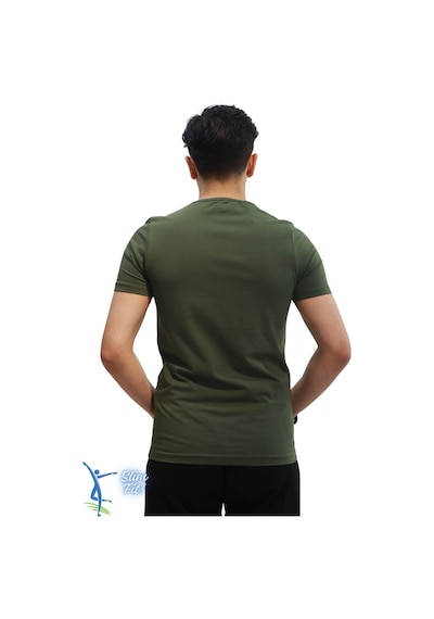 Sermoda Erkek Slim Fit V Yaka Tişört - Dar Kesim Basic Günlük T-shirt Haki