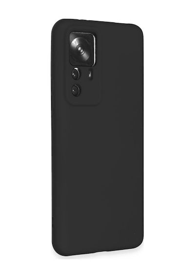 Xiaomi Mi 12t Pro Uyumlu Kılıf Nano İçi Kadife Silikon - Siyah