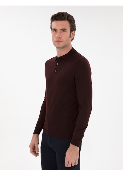 Cacharel Erkek Bordo Kazak /triko 50293274-vr014 Kırmızı