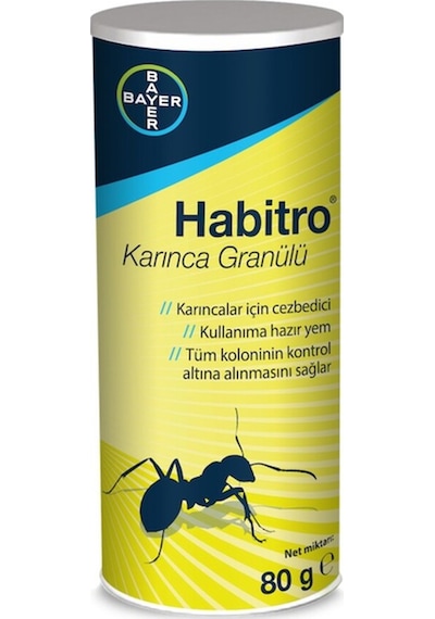 Habitro Karınca Beyaz Toz Granülü 80 Gr