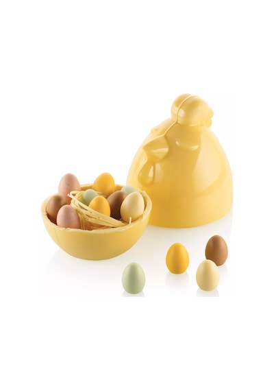 70.603.99.0065 Silikomart Lady Cocca - For Chocolate Çikolata Kalıbı Kahverengi