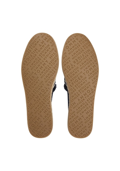 Tommy Hilfiger Frınge Canvas Closed Espadrılle Kadın Mavi Espadril - Fw0fw08881
