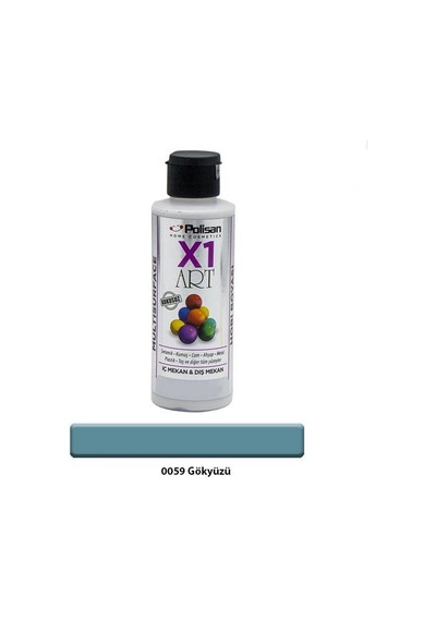 Polisan X1 Art Multisurface Hobi Boyası Gökyüzü 120 Ml.