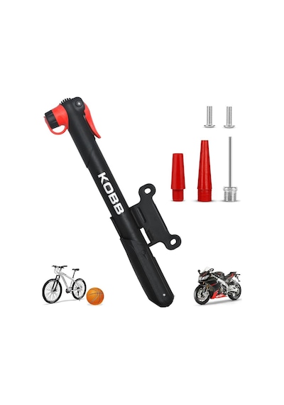 Kobb Kb21 87 Psı Bisiklet Lastik Şişirme Taşınabilir Mini El Pompası + Bisiklet Montaj Aparatı