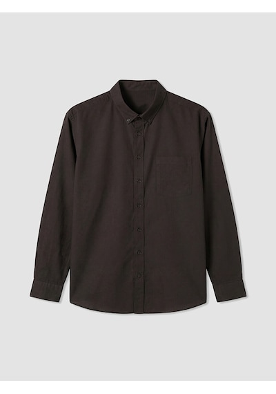 Lcwaıkıkı Classic Kahverengi Regular Fit Oxford Erkek Gömlek