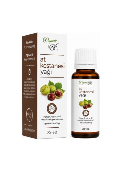 %100 Doğal At Kestanesi Yağı 20 Ml - Sıkılaştırıcı Ve Ferahlatıcı Cilt Bakım Yağı