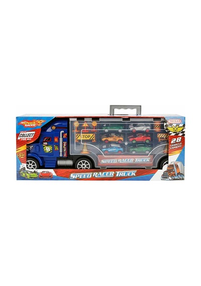 Speed Racer 6 Arabalı Tır Seti 55 Cm Çok Renkli