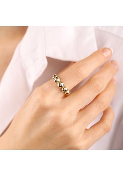 14 Ayar Altın Top Yüzük 489424509