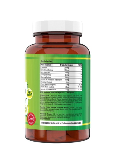 Ncs Karabiber Extreli L-Karnitin 120 Tablet L Carnitine
