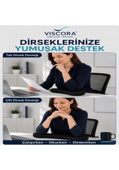 Vıscora Çok Amaçlı%100 Visco Kol, Bilek, Destek Pedi Fermuarlı Kılıf