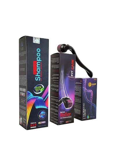 FitHair Gold Saç Losyonu Bakım Kürü 50 ML + Şampuan 250 ML + Tarak