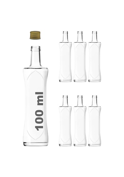 100 Ml Şeffaf Piramit Sosluk 100 Cc Kapaklı Kavisli Cam Şişe 6 Adet Altın/gold Metal Sku: Zeusb0d86zchwv 150 Mm