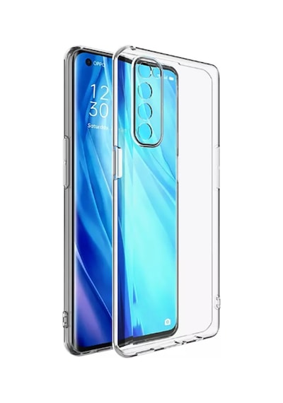 Oppo Reno 4 Pro 4G Kılıf Şeffaf Silikon Hibrit Case Renksiz