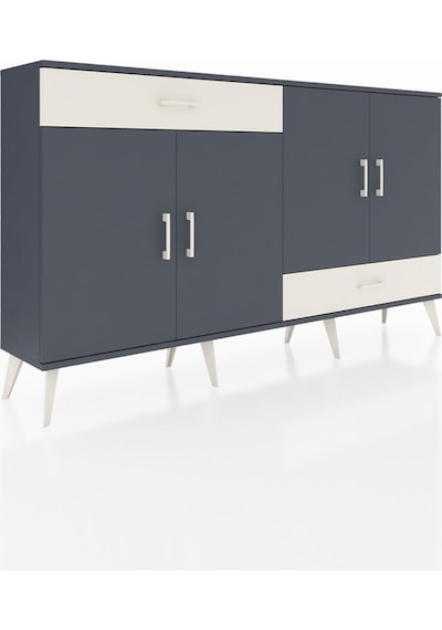 Arges Konsol 5 Raflı 2 Çekmeceli 4 Kapaklı 176x30x99 Antrasit-ant Antrasit-antrasit/aytaşı Arges Konsol 5 Raflı 2 Çekmeceli 4 Kapaklı 176x30x99 Antrasit-ant Antrasit-antrasit/aytaşı