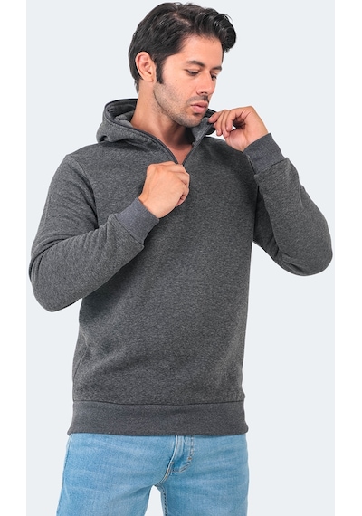 Slazenger BAHA IN Erkek Sweatshirt Antrasit