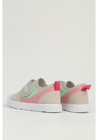 Benetton Bn-1404 Çocuk Sandalet Gri Pembe