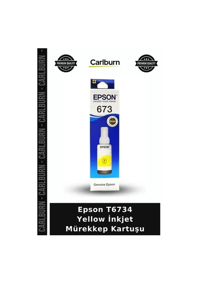 Özel Üretim Epson T6734 Yellow İnkjet Mürekkep Kartuşu Ürün Belge Kartı