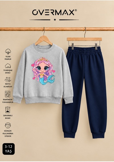 Overmax Deniz Kızı Baskılı Kapüşonsuz Sweatshirt Eşofman Takımı 3-12 Yaş Gri Üst-lacivert Alt - 921001102 Gri Üst-lacivert Alt Overmax Deniz Kızı Baskılı Kapüşonsuz Sweatshirt Eşofman Takımı 3-12 Yaş Gri Üst-lacivert Alt - 921001102 Gri Üst-lacivert Alt