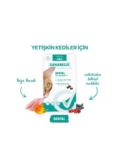 Sanabelle Dental Ağız Ve Diş Sağlığına Özel Kedi Maması 8 Kg
