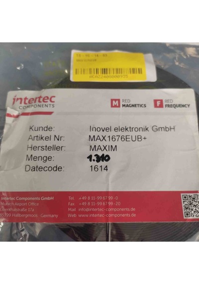 Max1676eub Smd Entegre 2 Adet
