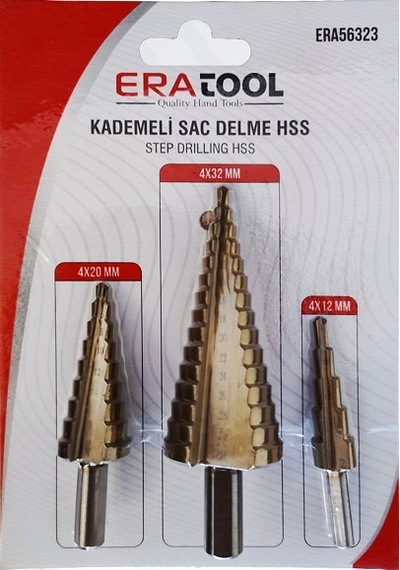 Kademeli Saç Delme Hss Panç Bilisterli 3 Lü Set 4x12-4x20-4x32