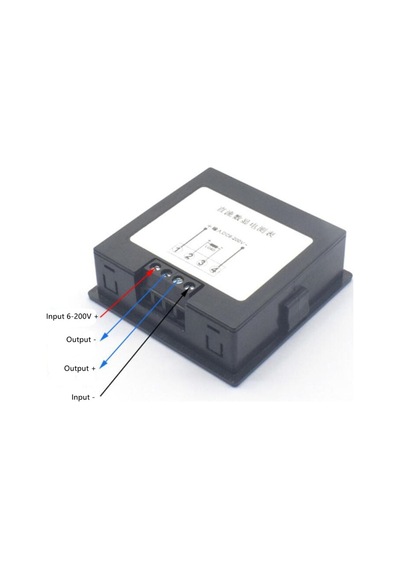 Alkatronik-Dc 6-200V 20A Dijital Voltmetre Ampermetre Wattmetre Voltaj Akım