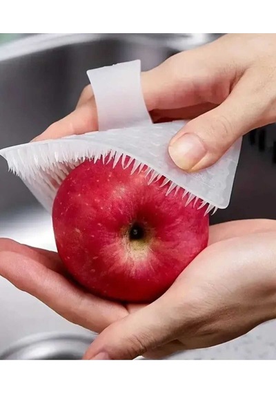 1 Adet Çok Amaçlı Mutfak Temizleme Fırçası - Sebze Ve Meyveleri Yıkamak İçin Ev Kullanımı İçin Plast