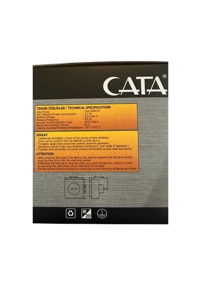 Ct-9180 3680w 16 Amper Mekanik Zaman Saati, Cataavarson1048