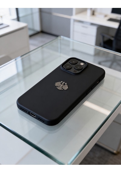 Telefon Arka Süsü Sticker Gümüş Kartal Suriye Nin Yeni Sembölü Altın Metal A300136