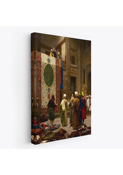 Osman Hamdi Bey'in Halı Tüccarı İsimli Eseri Kanvas Tablo-5123 50 X 70