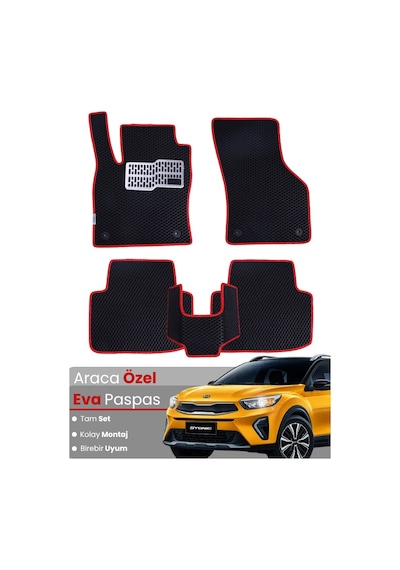 Kia Stonic 2017-2025 Uyumlu Eva Paspas Tam Set Birebir Uyum,araca Özel Tasarım,kolay Montaj 418