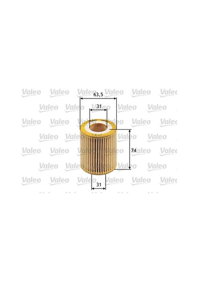 VALEO 586510 YAĞ FİLTRESİ OPEL ZAFIRA B 1.9 CDTI-ASTRA H-VECTRA C