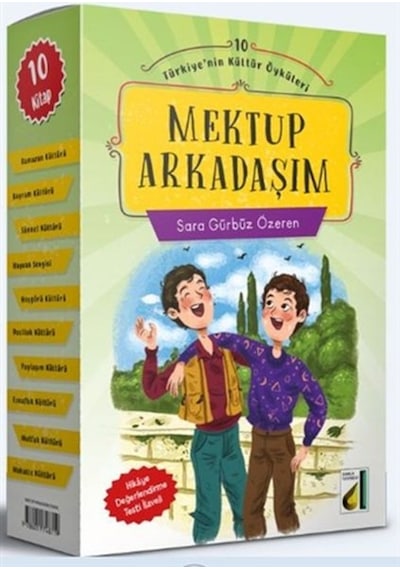 Mektup Arkadaşım-Türkiye'nin Kültür Öyküleri-10 Kitap Takım - Sara Gürbüz Özeren - Damla Yayınevi