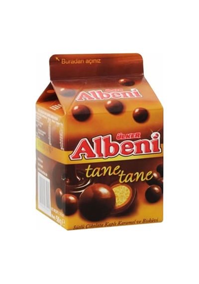 Ülker Albeni Tane Tane Çikolata 29g - Bisküvi, Karamel, Sütlü Çikolata 3'li Ekonomik Paket - 3 Tarı